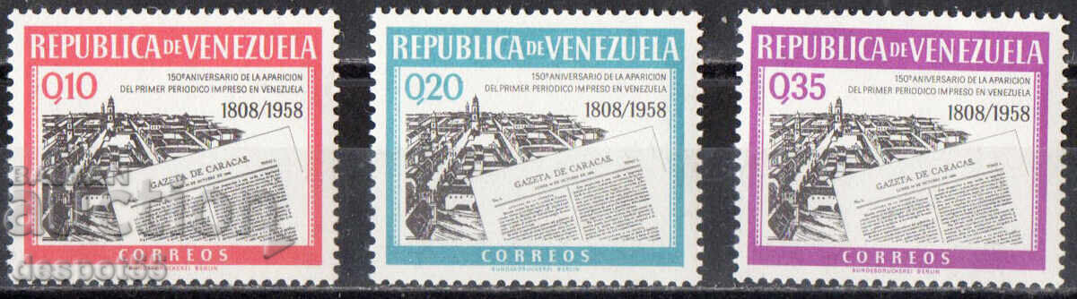1983. Βενεζουέλα. 150η Επέτειος της «Gazeta de Caracas»