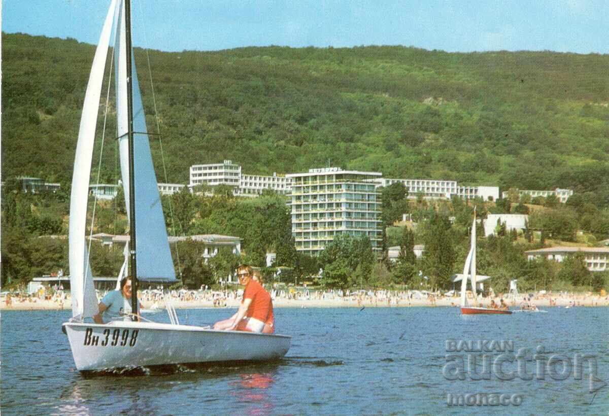 Стара картичка - Златни пясъци, Изглед