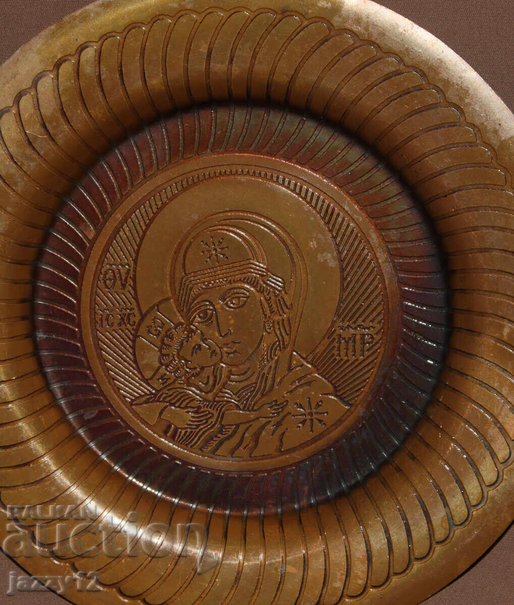 Delivery of Copper plate wall decoration, Virgin Mary with the Infant