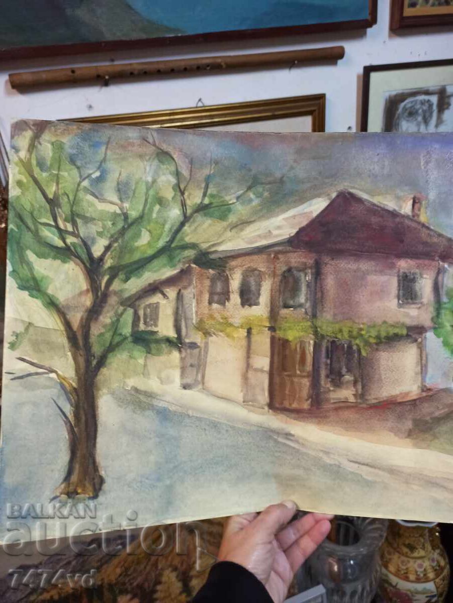 VECHI ACVAREL BULGĂRESC cu preț 100.00 BGN | € 51.13 VECHI ACVAREL BULGĂRESC cu preț 100.00 BGN | € 51.13