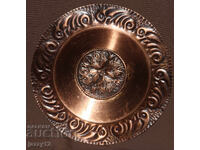 Panou decorativ farfurie, decorațiune de perete, motive florale