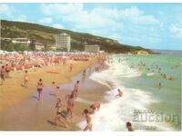 Παλιά καρτ ποστάλ - Χρυσή Ακτή, Η παραλία