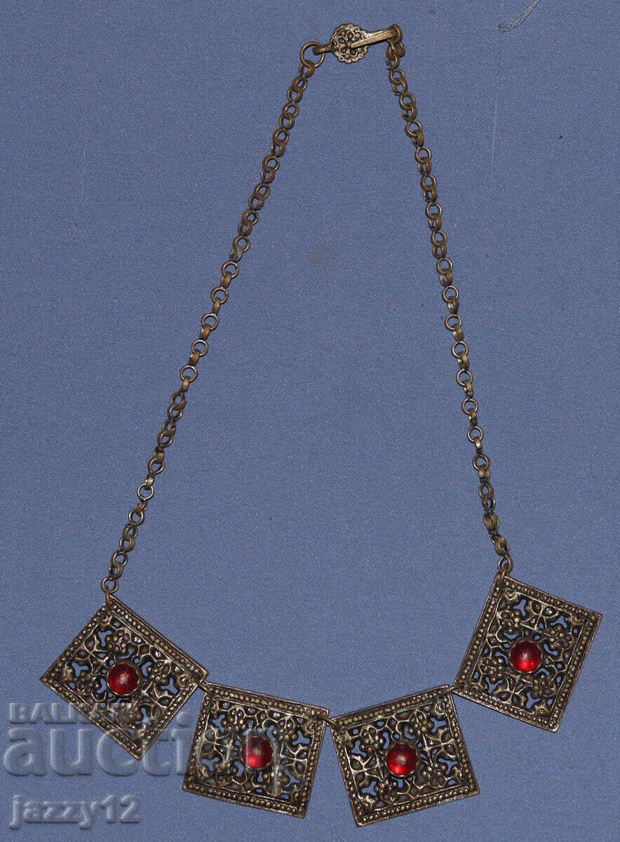 Old silver necklace jewelry with price 200.00 BGN | € 102.26