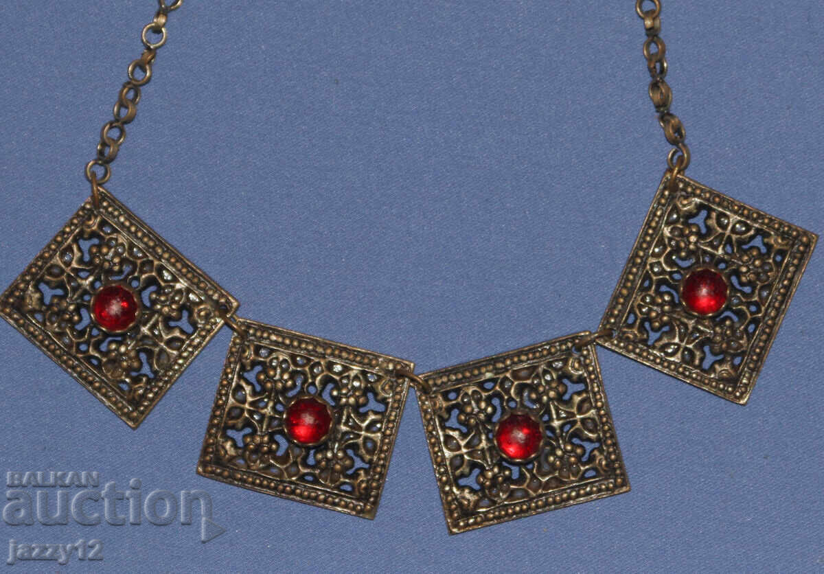 Old silver necklace jewelry - 5