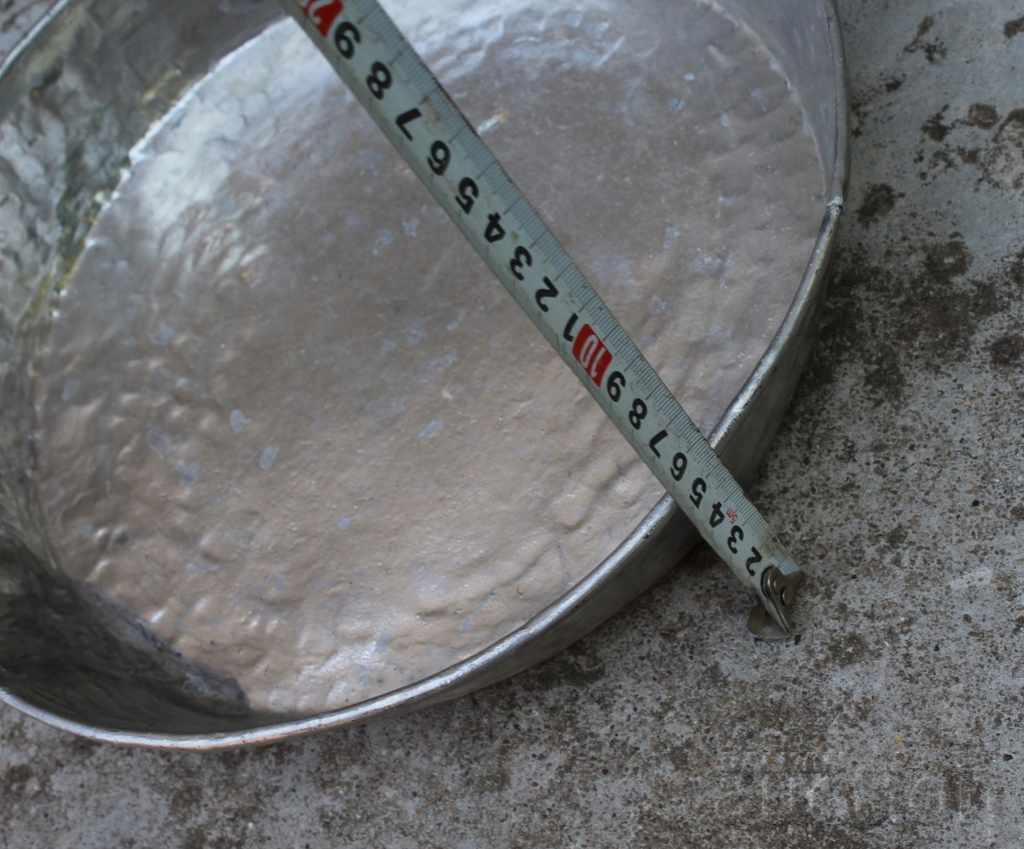 Доставка на СТАРА КАЛАЙДИСАНА БАКЪРЕНА ТАВА БАКЪР МЕД БАНИЦА