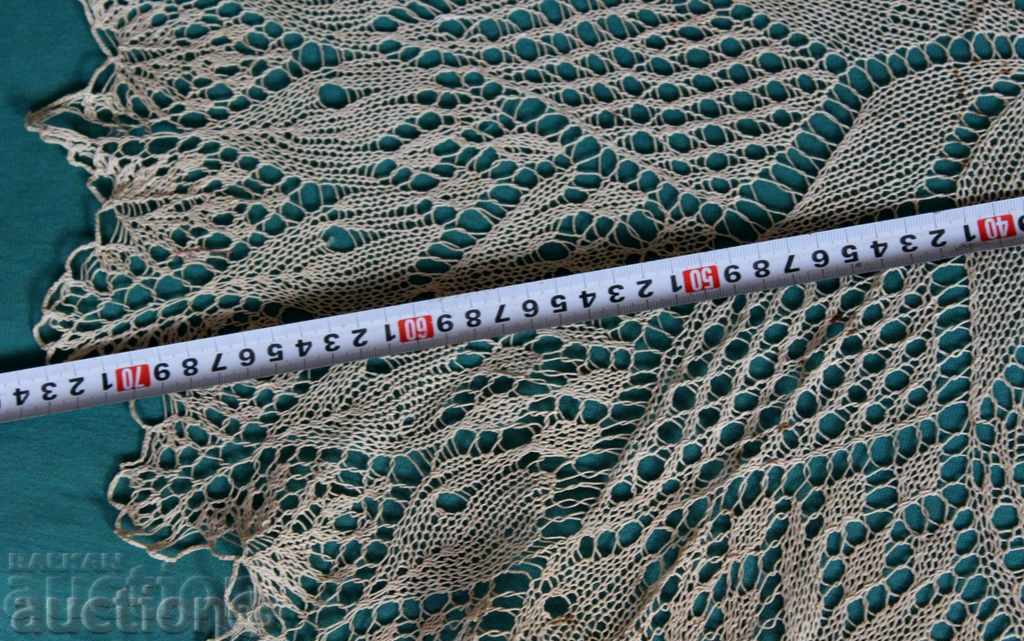 AUTHENTIC OLD KNITTED SQUARE ONE HOOK ROUND COVER with price 35.00 BGN | € 17.90