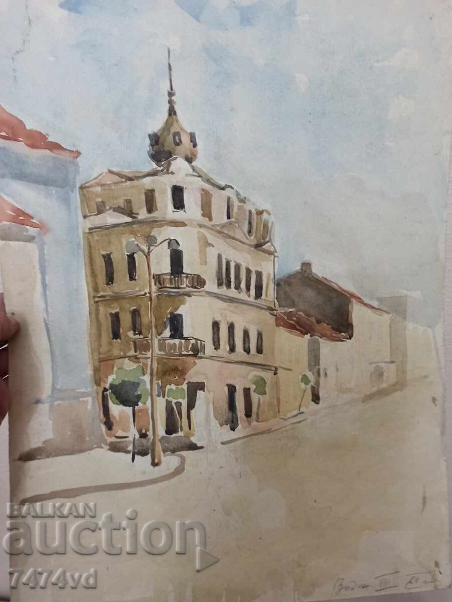 СТАР НЕПОКАЗВАН БЪЛГАРСКИ АКВАРЕЛ-ВИДИН с цена € 102.26 | 200.00 лв. СТАР НЕПОКАЗВАН БЪЛГАРСКИ АКВАРЕЛ-ВИДИН с цена € 102.26 | 200.00 лв.