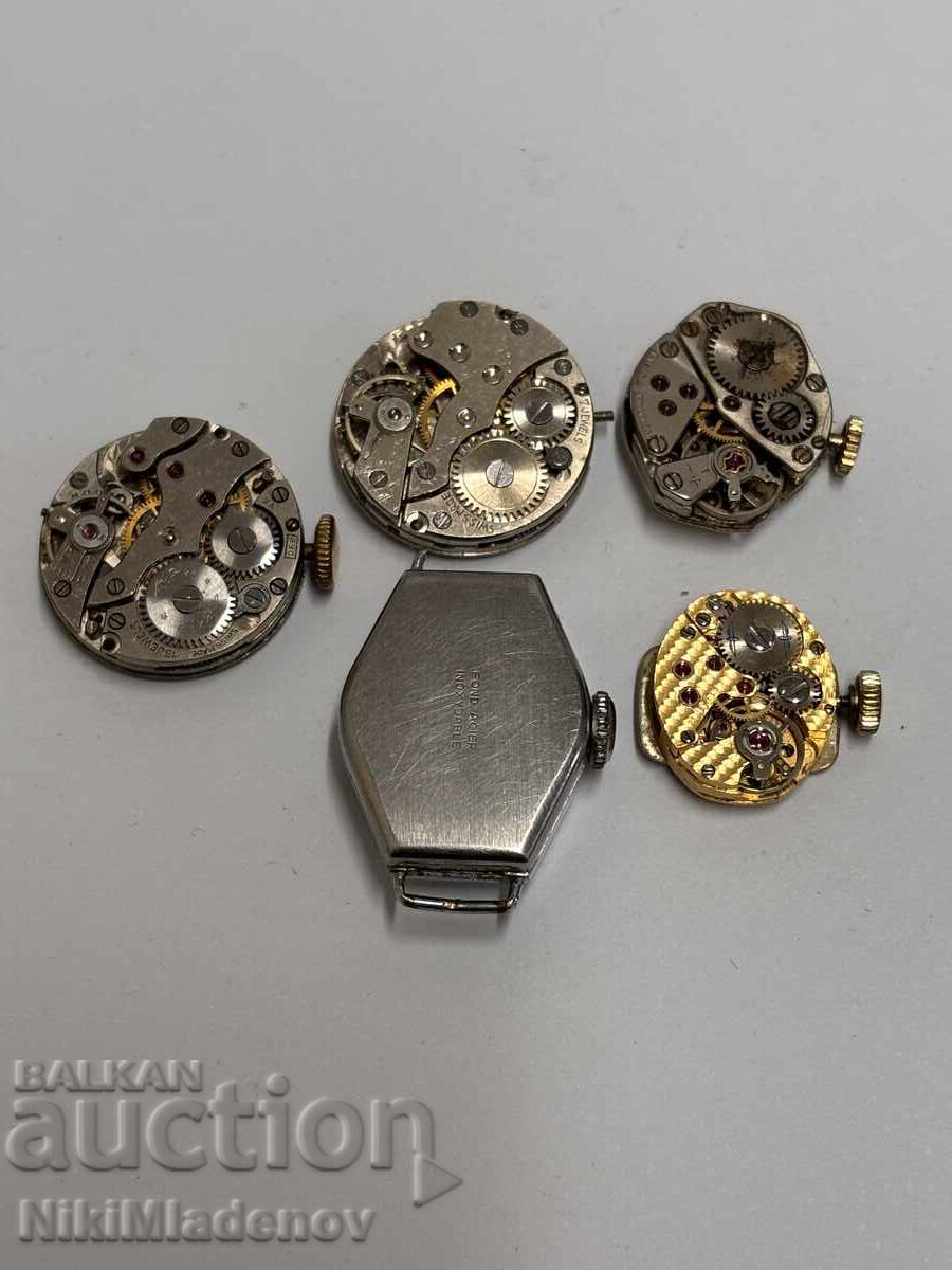 Auction  Lot of Swiss ROTARY mechanisms, non-working