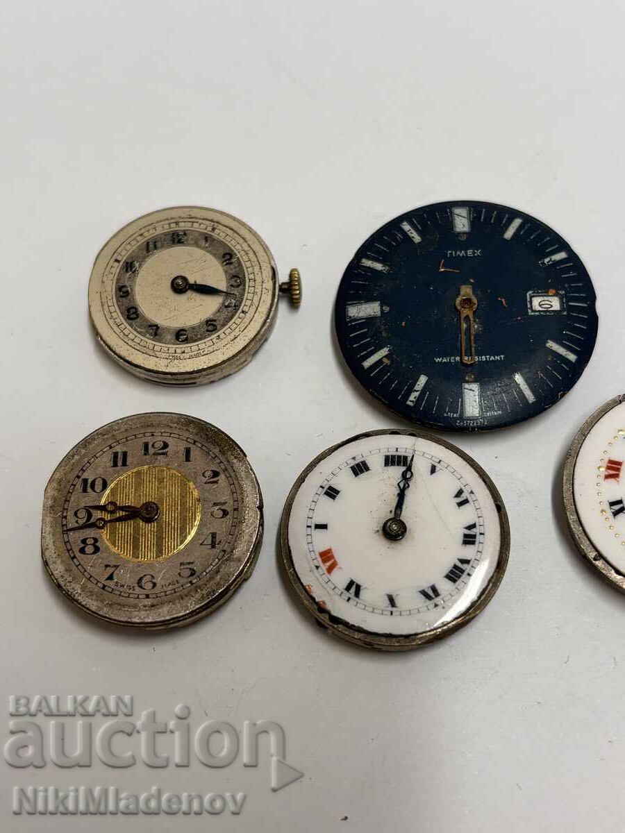 Παρτίδα Ελβετικών μηχανισμών, μη λειτουργικοί με τιμή € 12.78 | 25.00 BGN