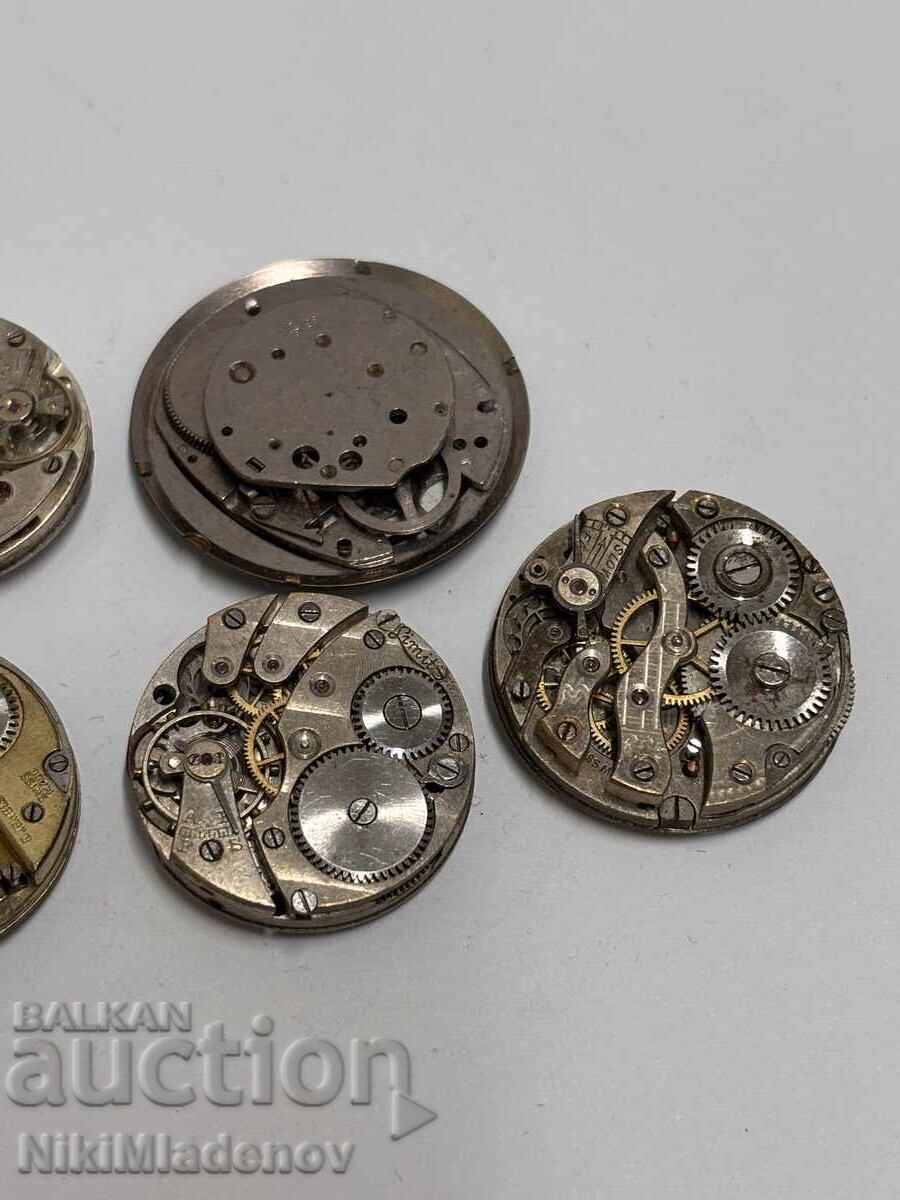 Lot of Swiss mechanisms, non-working - 6