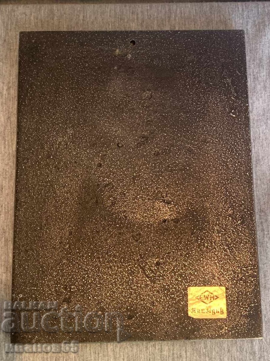 Auction Old cast iron picture Auction Old cast iron picture