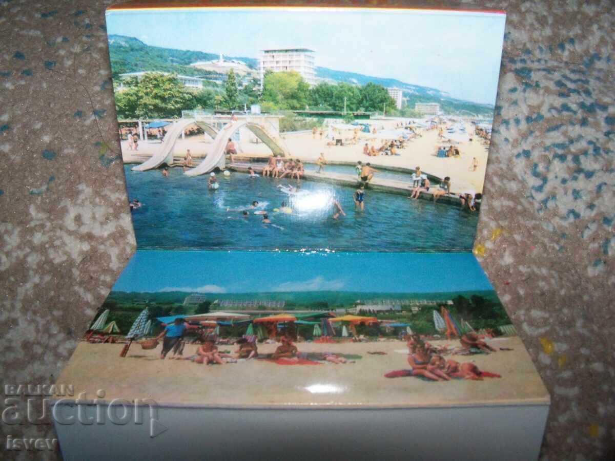 Δημοπρασία Sots foto suvenirni kartichki από Χρυσή Ακτή 1974. Διπλωμένο