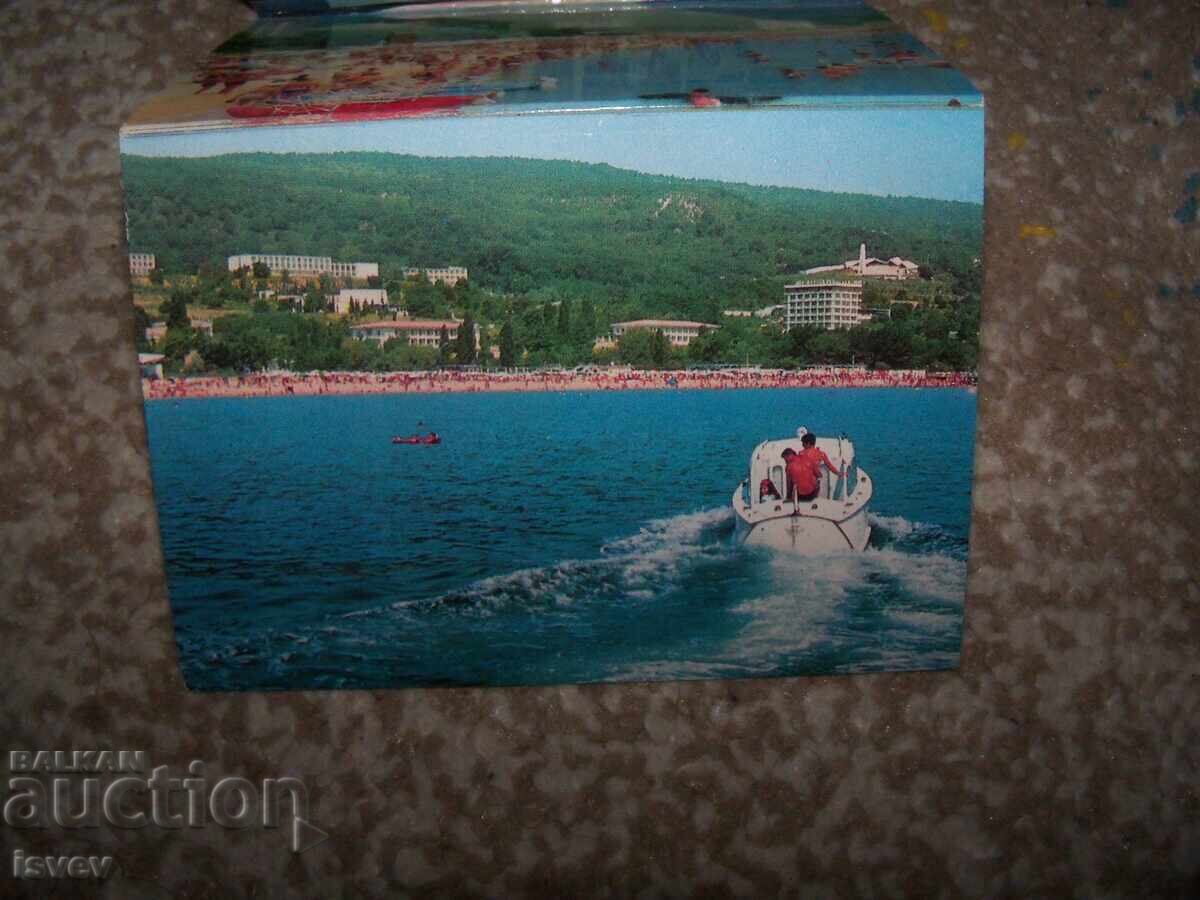 Sots foto suvenirni kartichki από Χρυσή Ακτή 1974. Διπλωμένο - 5