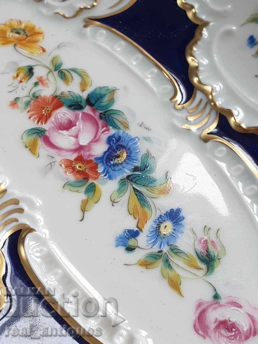 Auction Porcelain Fruit Bowl - Linder, Germany Auction Porcelain Fruit Bowl - Linder, Germany