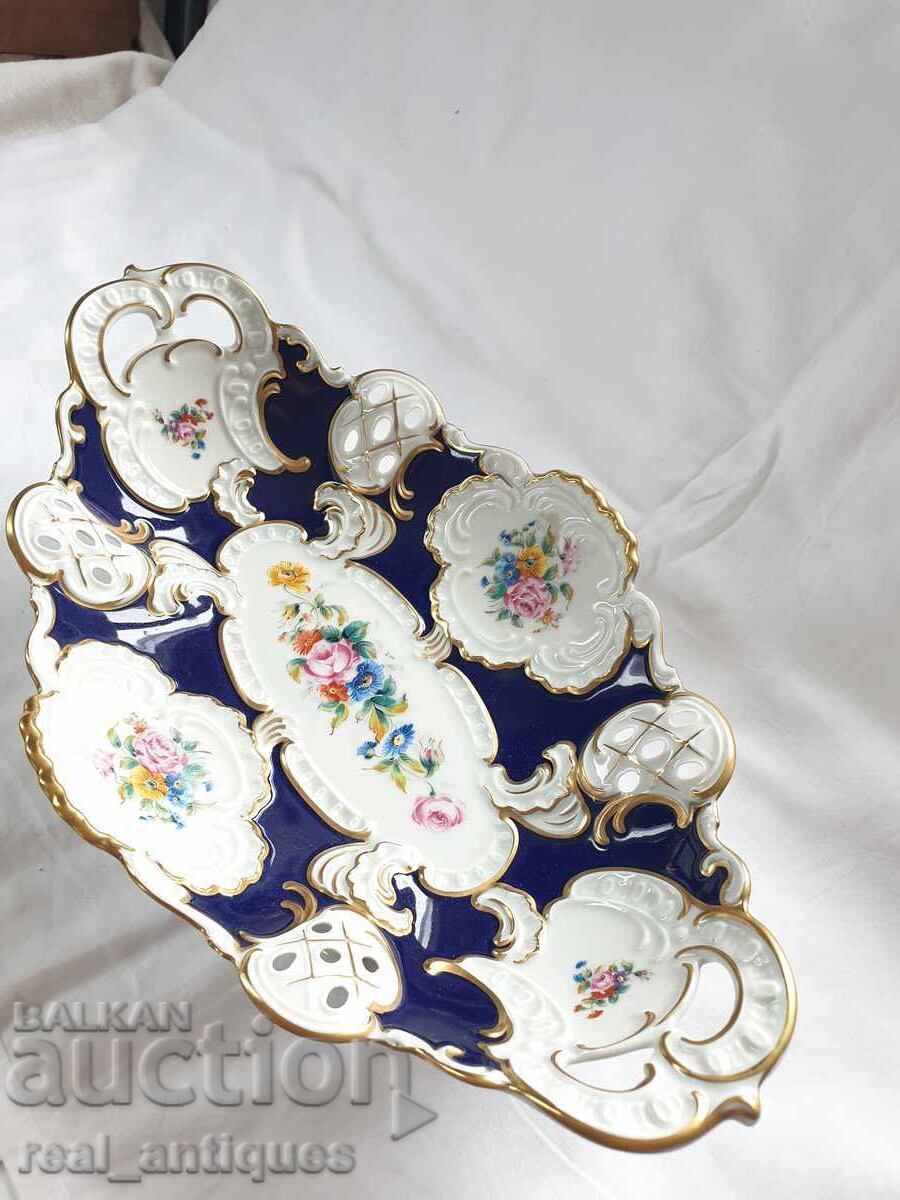 Porcelain Fruit Bowl - Linder, Germany Porcelain Fruit Bowl - Linder, Germany