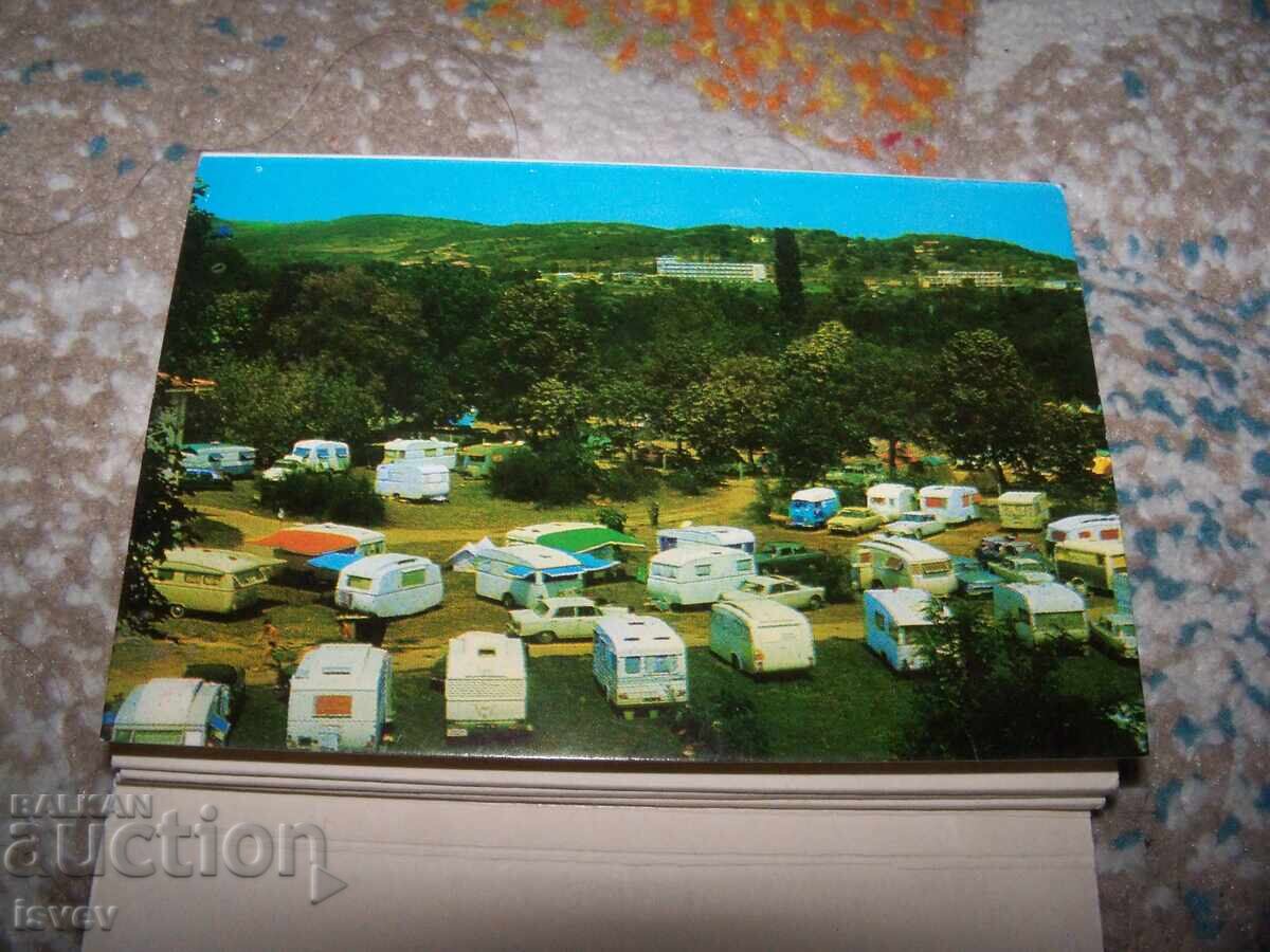 Sotsialni foto suvenirni kartichki ot Kurort Druzhba 1974g. Διπλωμένες - 5