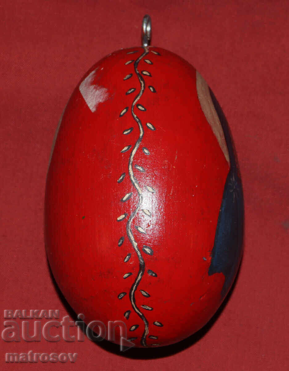 Hand-painted wooden egg icon with price 100.00 BGN | € 51.13