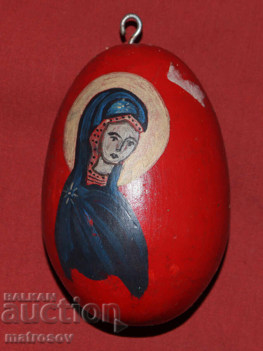 Hand-painted wooden egg icon - 6