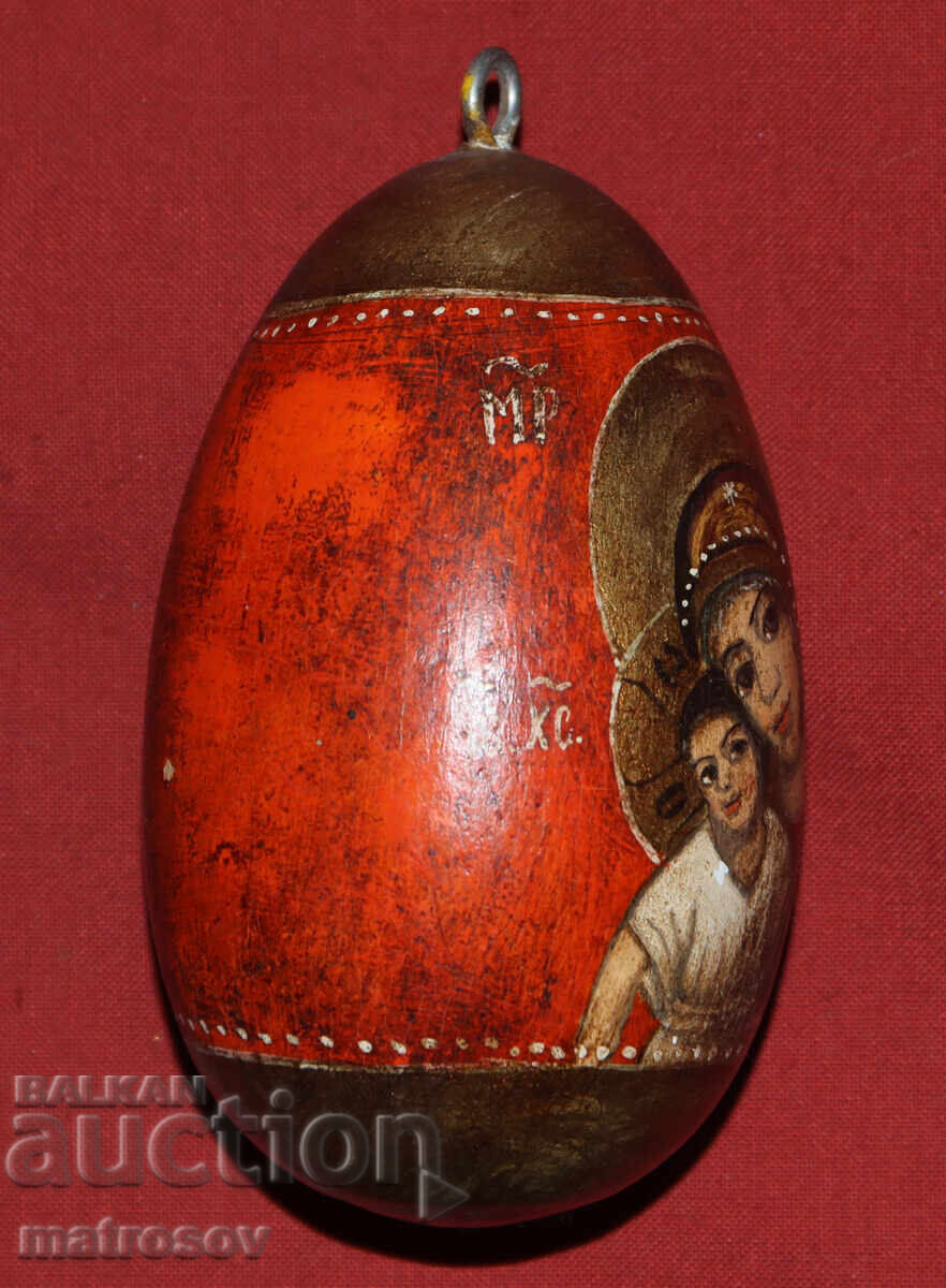 Χειροποίητο ξύλινο αυγό με εικόνα - 6