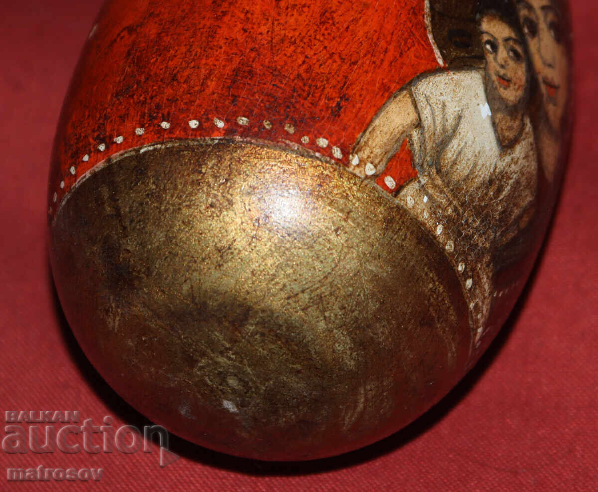 Χειροποίητο ξύλινο αυγό με εικόνα - 7