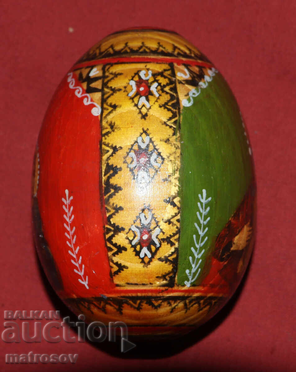 Χειροποίητο ξύλινο αυγό με ζωγραφισμένη εικόνα - 6 Χειροποίητο ξύλινο αυγό με ζωγραφισμένη εικόνα - 6