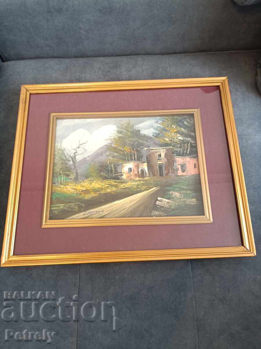 Două tablouri vechi cu preț 220.00 BGN | € 112.48