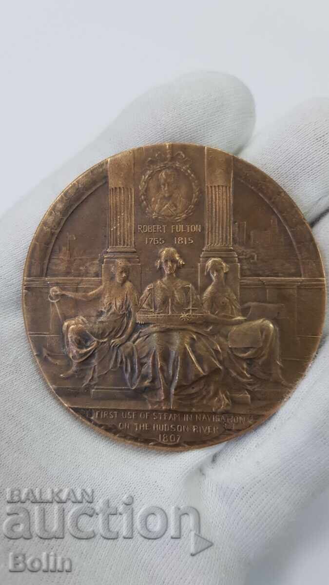 Medalie de colecție din bronz, placă, 1765-1815 America