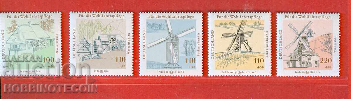 ΓΕΡΜΑΝΙΑ Δ.Γ. (ΔΥΤΙΚΗ ΓΕΡΜΑΝΙΑ) ΑΕΡΟΠΝΕΥΜΑΤΙΚΟΙ ΜΥΛΟΙ - 1997 MNH 1948 1951