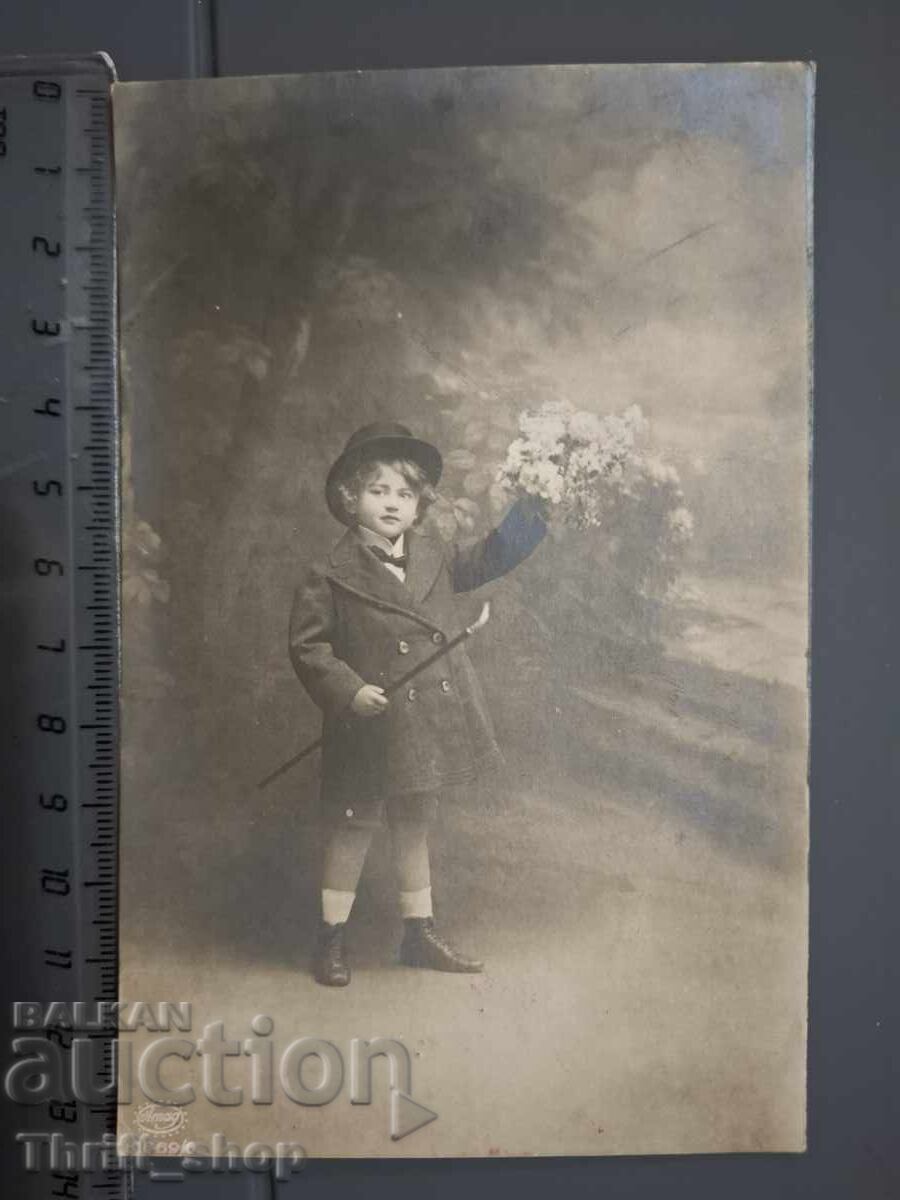 Veche carte poștală - Copil