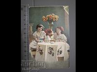 Old postcard - Children