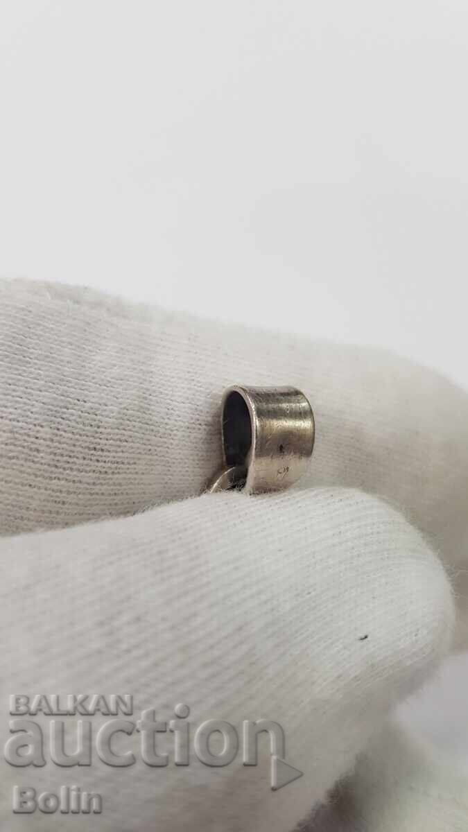 Εντυπωσιακός ασημένιος παλιός σταυρός με γρανάτες 20ος αιώνας - 7