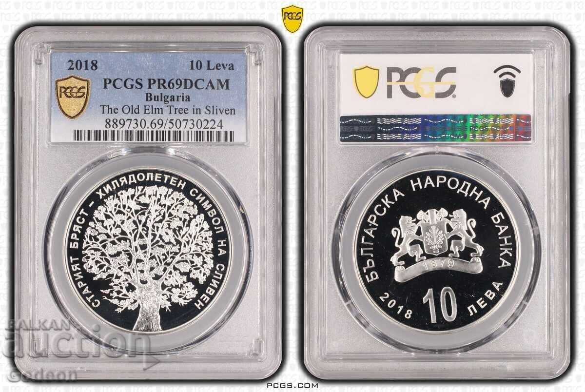 10 Leva 2018 PR69DCAM - Ulmul vechi din Sliven