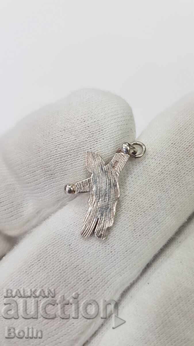 Παράδοση Χαριτωμένο και χαρούμενο μενταγιόν, κλόουν μενταγιόν ασήμι με επιχρύσωση Παράδοση Χαριτωμένο και χαρούμενο μενταγιόν, κλόουν μενταγιόν ασήμι με επιχρύσωση