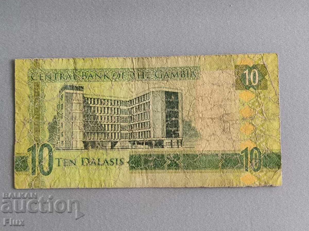 Bancnotă - Gambia - 10 dalasi | 2015 cu preț 3.00 BGN | € 1.53