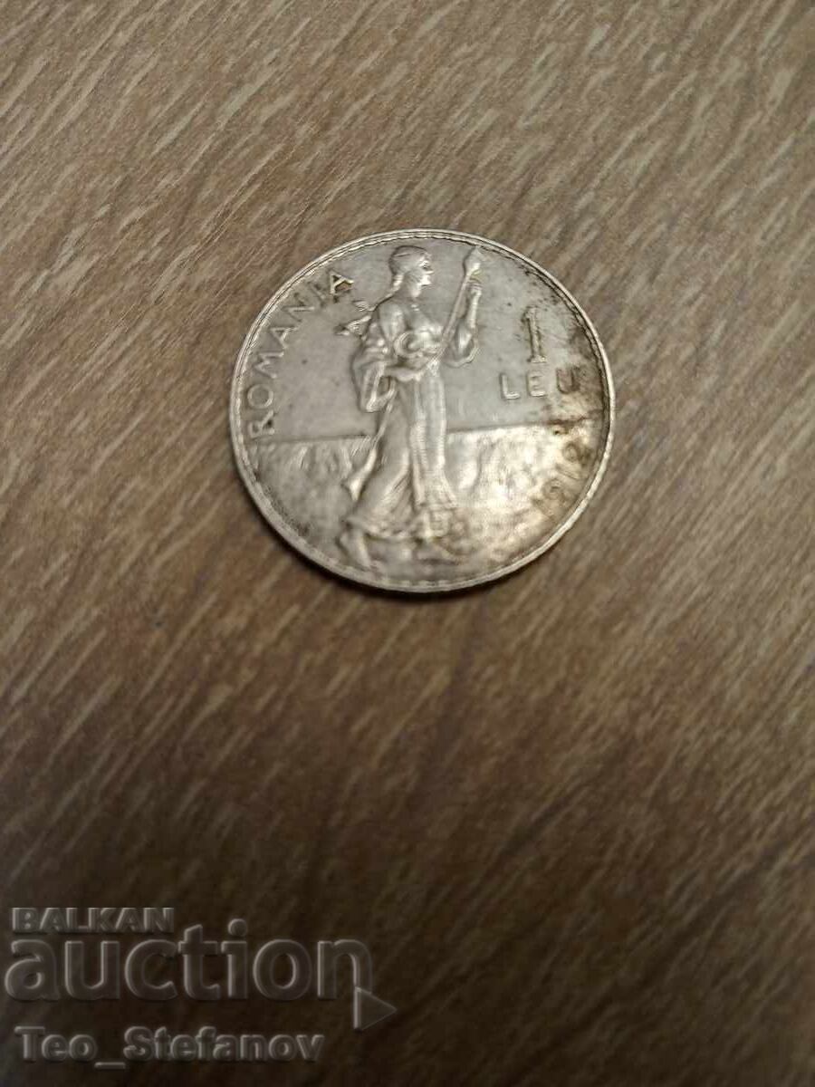 1 leu 1912 argint