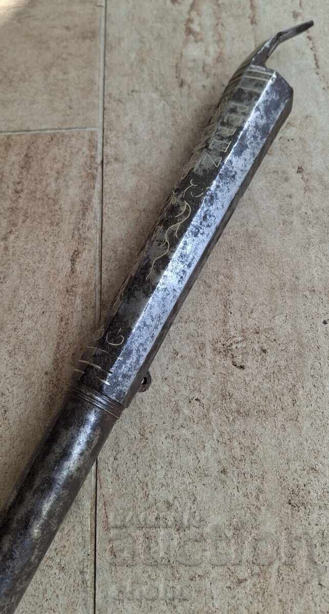 Auction  Tube for a flintlock pistol, rifle, shishane, boiliya, flintlock