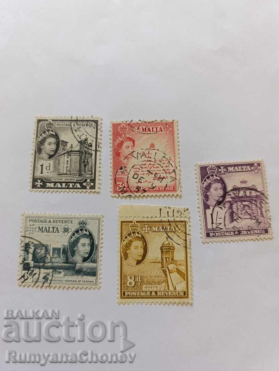 Пощенски марки Малта