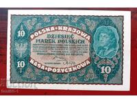 Πολωνία 10 μάρκα 1919