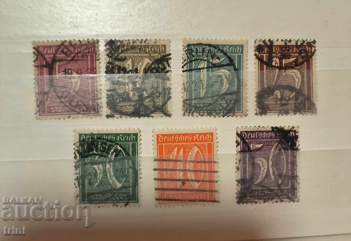 Германия райх 1921  - Нови ежедневни марки
