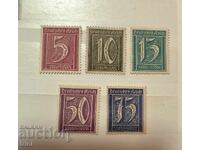 Германия райх 1921  - Нови ежедневни марки