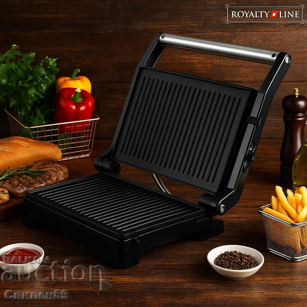 Auction Royalty Line RL-PM1000 Toaster Grill - Compact Grill and Sandwich Maker Auction Royalty Line RL-PM1000 Toaster Grill - Compact Grill and Sandwich Maker