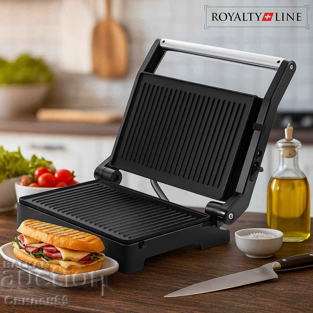 Royalty Line RL-PM1000 Toaster Grill - Compact Grill and Sandwich Maker Royalty Line RL-PM1000 Toaster Grill - Compact Grill and Sandwich Maker