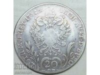 20 Kreuzer 1788 Austria F - Sala Tirol Joseph II- destul de rar