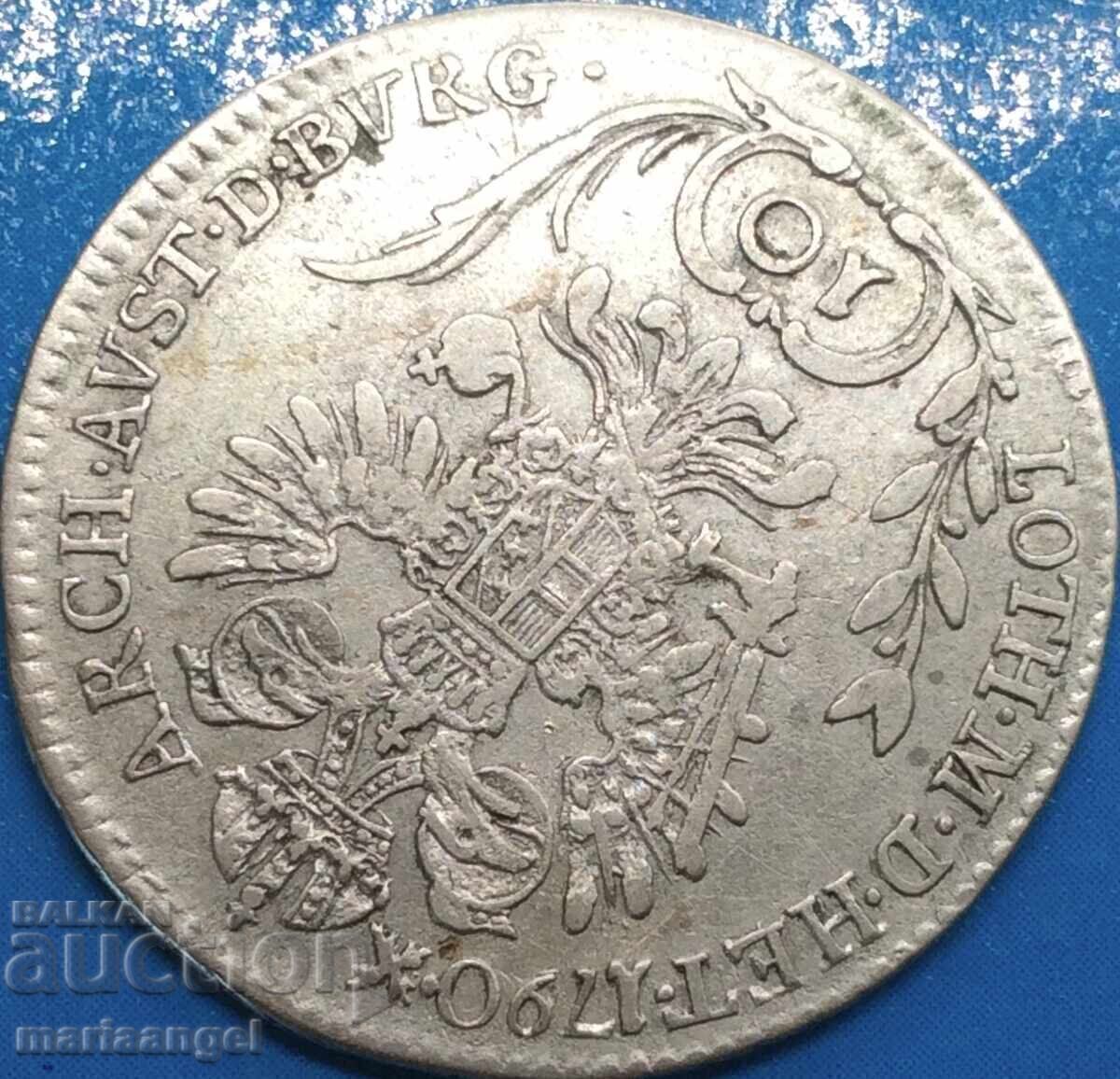 10 κρόιτσερ 1790 Αυστρία Β-Κρεμνίτσα Ιωσήφ Β' 1780-1790 σειρά με τιμή 54.00 BGN | € 27.61