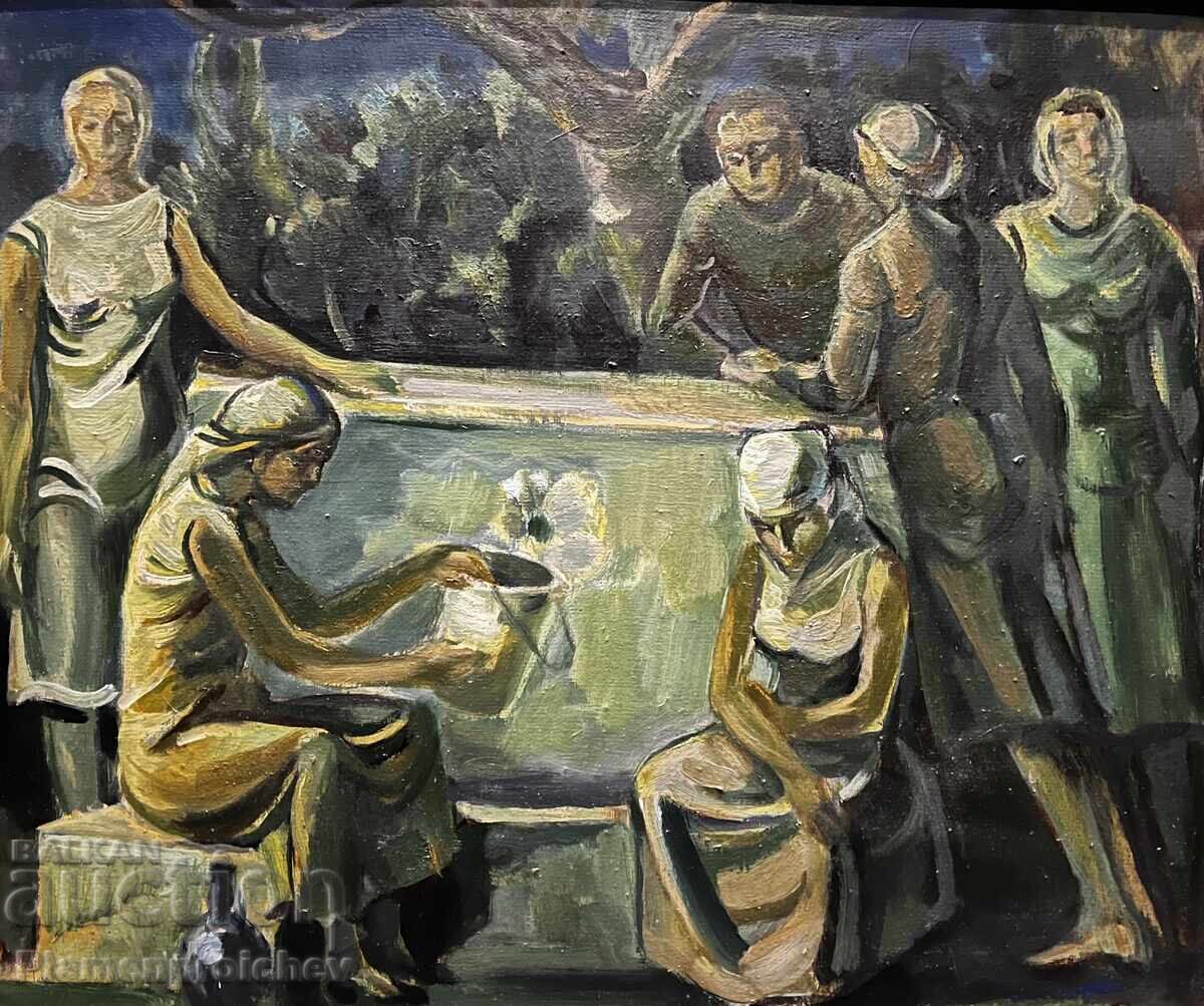 ΜΟΝΑΔΙΚΟΣ ΠΙΝΑΚΑΣ ΤΟΠΙΟ ΒΕΝΚΟ ΠΕΤΡΟΦ ΕΛΑΙΟΓΡΑΦΙΑ ΚΙΟΥΣΤΕΝΤΙΛ με τιμή 1900.00 BGN | € 971.45