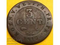 Napoleon 3 Cent 1812 Germany Westphalia
