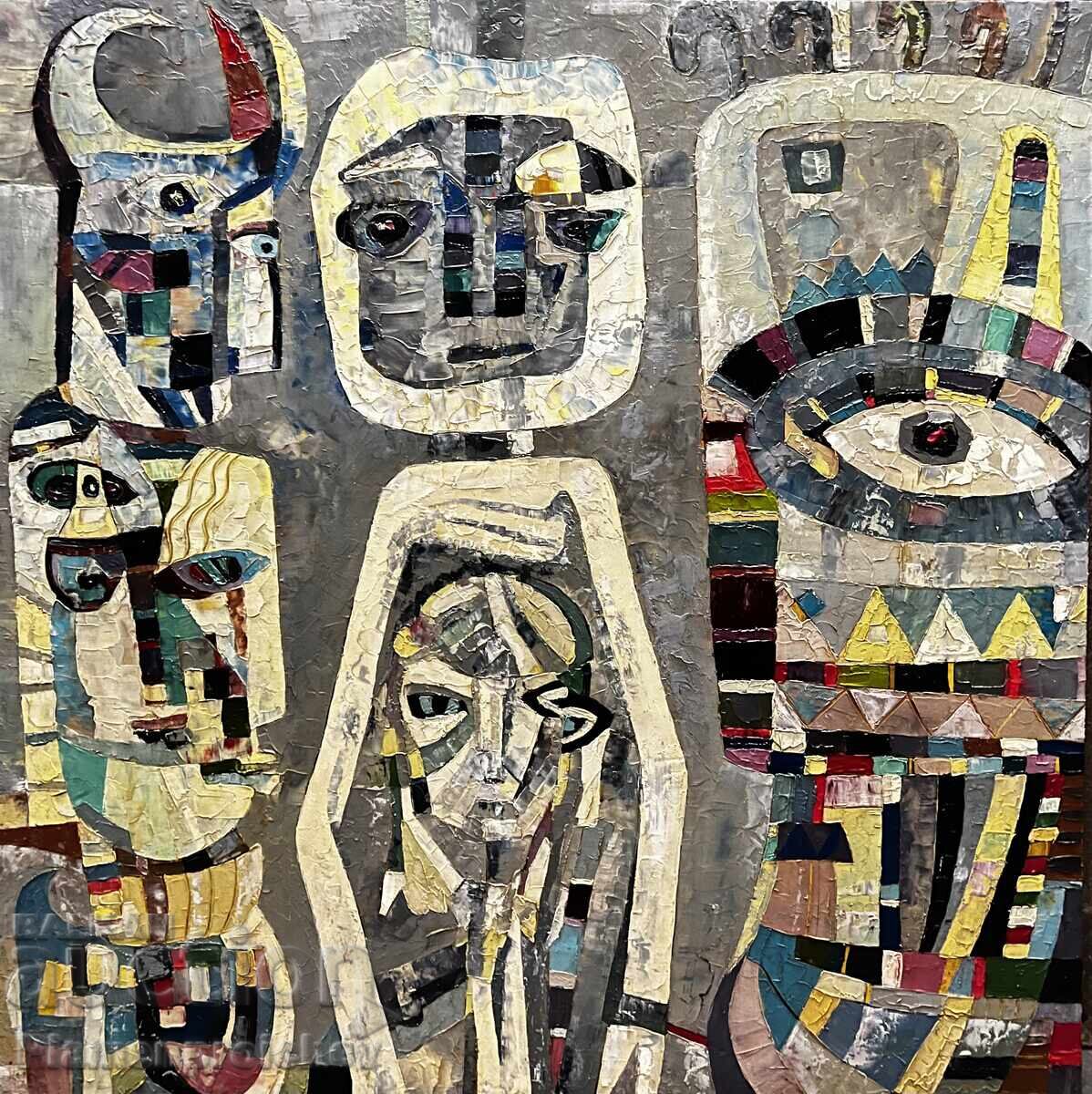 LARGE UNIQUE PAINTING LIKA YANKO TRADITIONS TSVYATKO TSVETKOV OIL with price 4000.00 BGN | € 2045.17 LARGE UNIQUE PAINTING LIKA YANKO TRADITIONS TSVYATKO TSVETKOV OIL with price 4000.00 BGN | € 2045.17