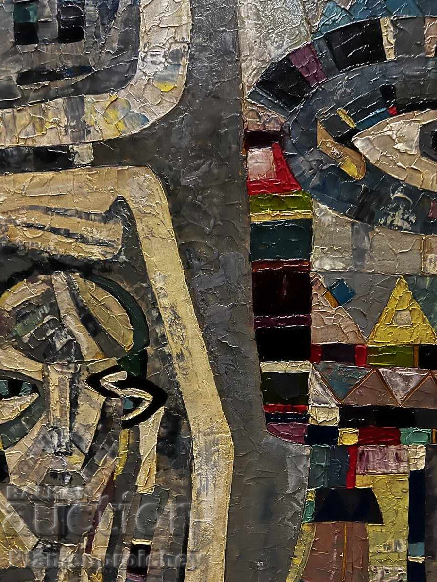 LARGE UNIQUE PAINTING LIKA YANKO TRADITIONS TSVYATKO TSVETKOV OIL - 5 LARGE UNIQUE PAINTING LIKA YANKO TRADITIONS TSVYATKO TSVETKOV OIL - 5