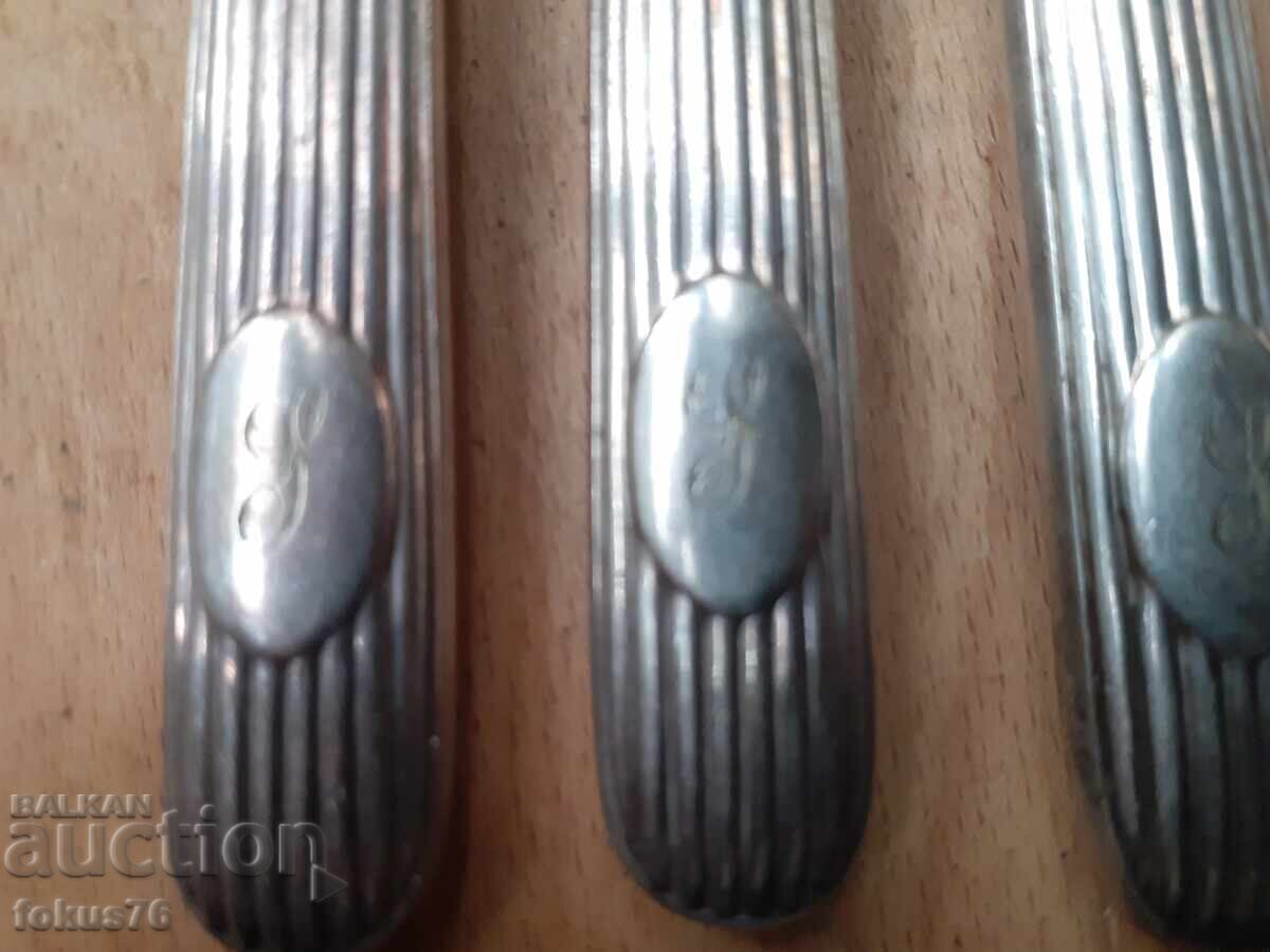 Δημοπρασία Εξαιρετικά παλιά, αντίκες ασημένια μαχαιροπήρουνα με σήμανση Δημοπρασία Εξαιρετικά παλιά, αντίκες ασημένια μαχαιροπήρουνα με σήμανση