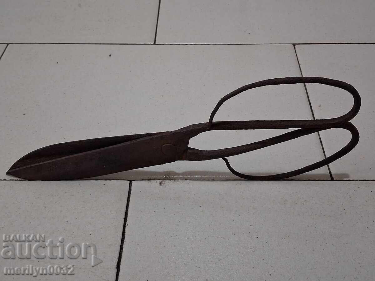 Forged scissors old scissors wrought iron - 5 Forged scissors old scissors wrought iron - 5